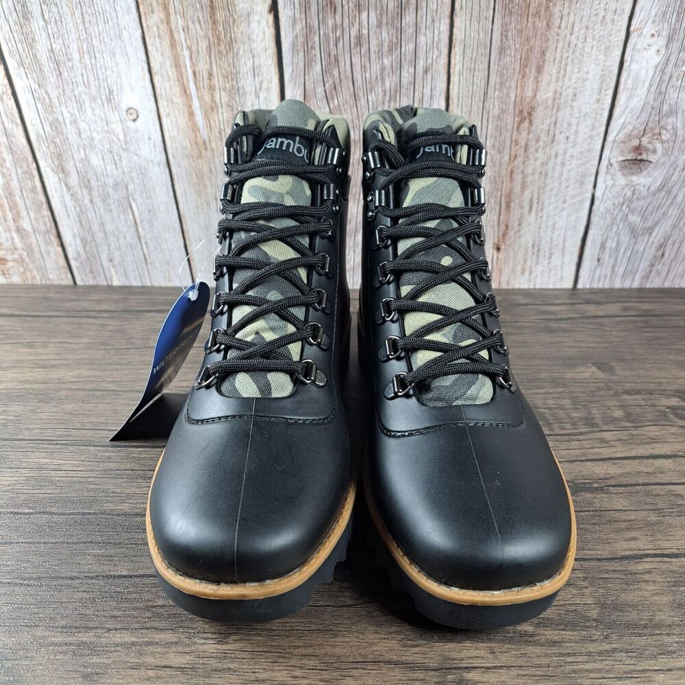 JBU by Jambu Rainey Waterproof Hiking Boots Women's Sz 7 M Black Camo (NWT) - Picture 2 of 8